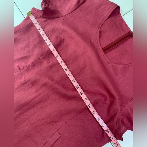 MASAI Nabla Linen Sheath Dress Boysenberry - Picture 7 of 10